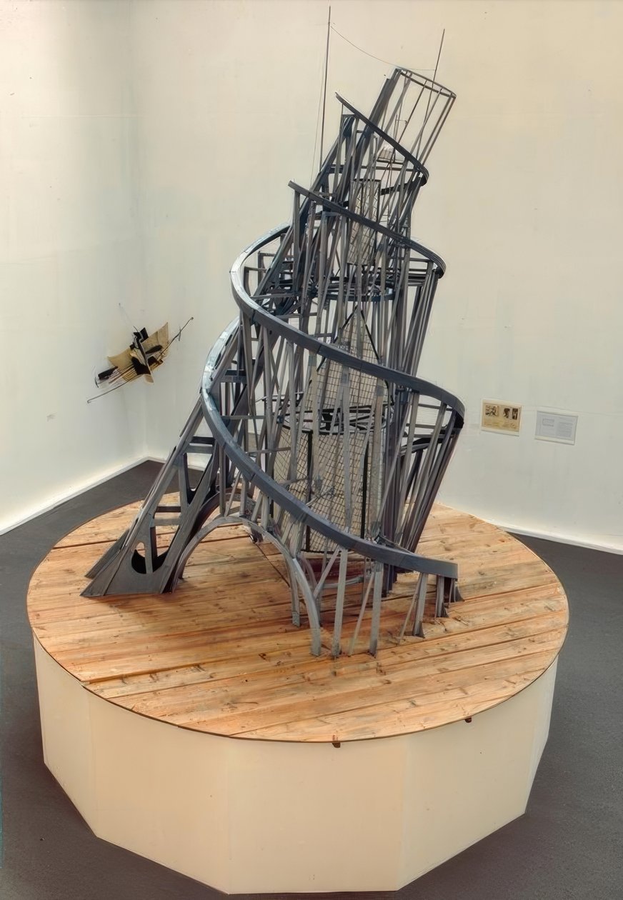 Monument till III Internationalen av Wladimir F. Tatlin