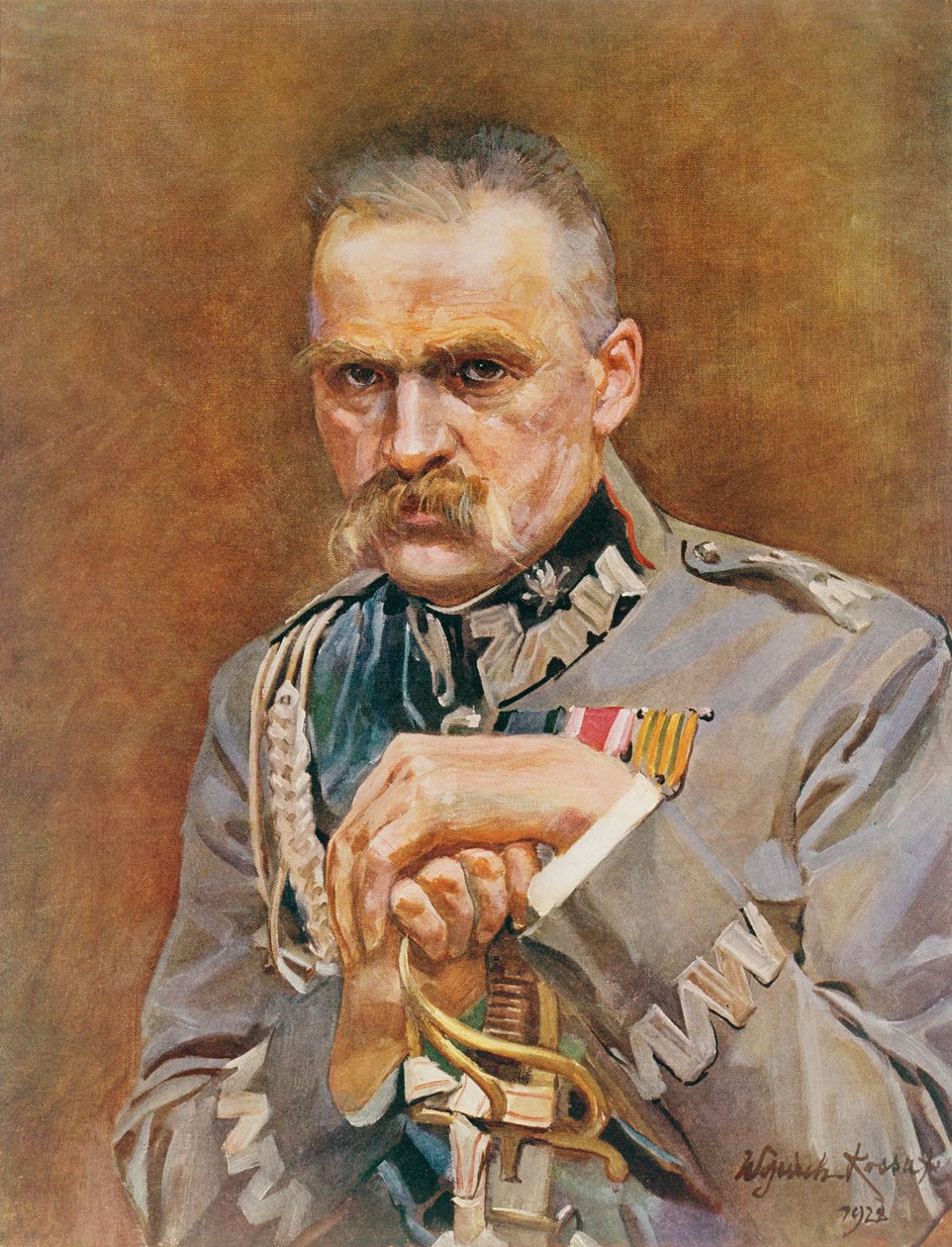 Marskalk Joseph Pilsudski (1867-1935) av Wojciech Kossak