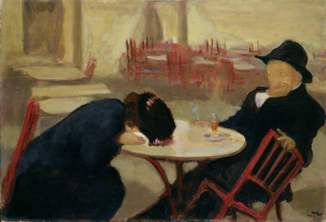 Demonen eller i kaféet, 1904 av Wojciech Stanislaw Weiss