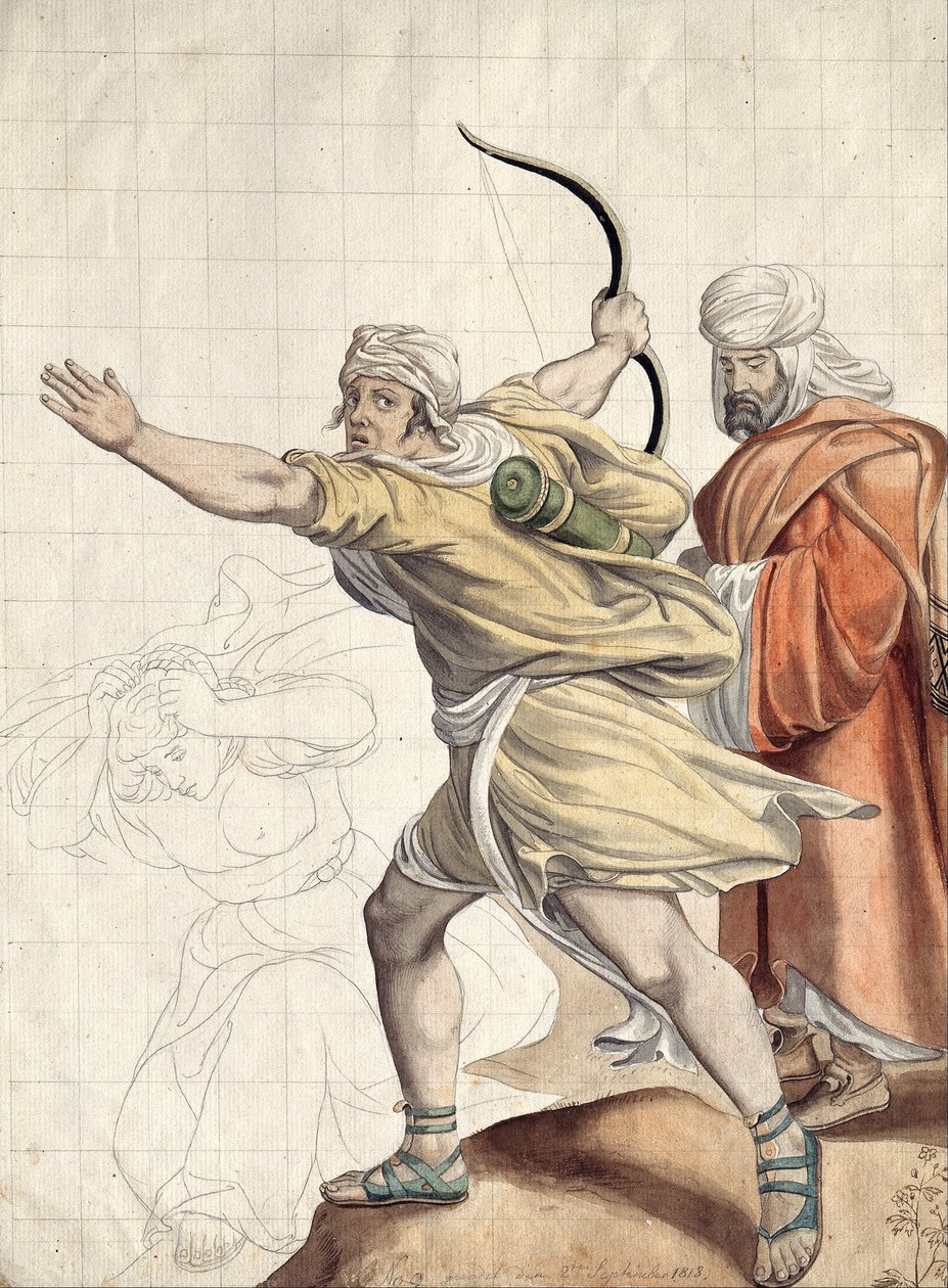 Fleeing Archers av Woldemar Friedrich von Olivier