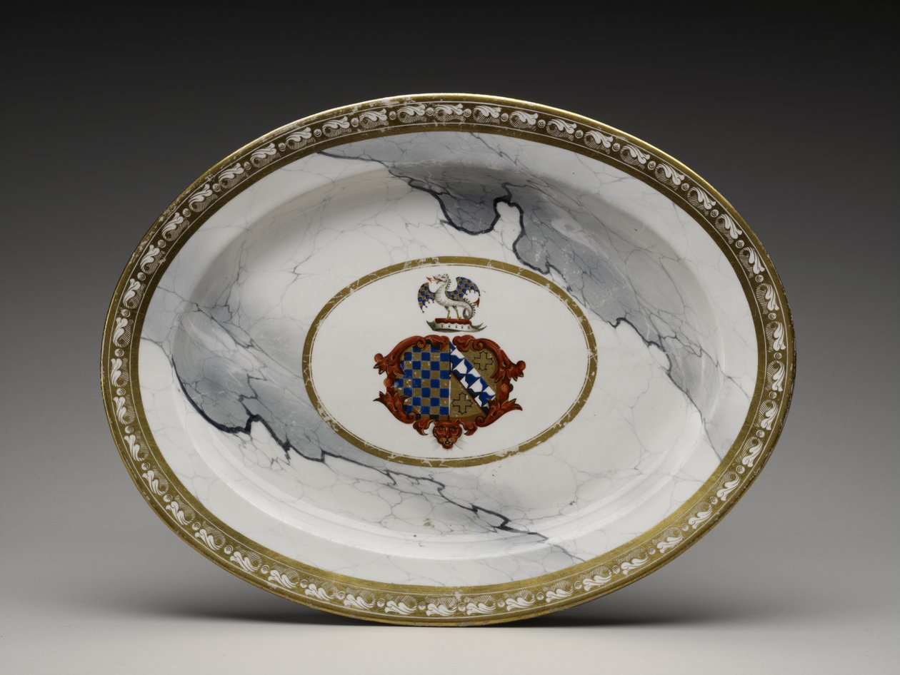 Tallrik av Worcester Porcelain Manufactory