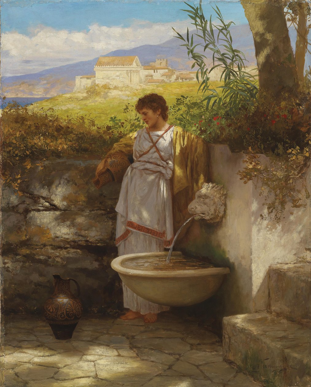 Am Brunnen av Henryk Siemiradzki