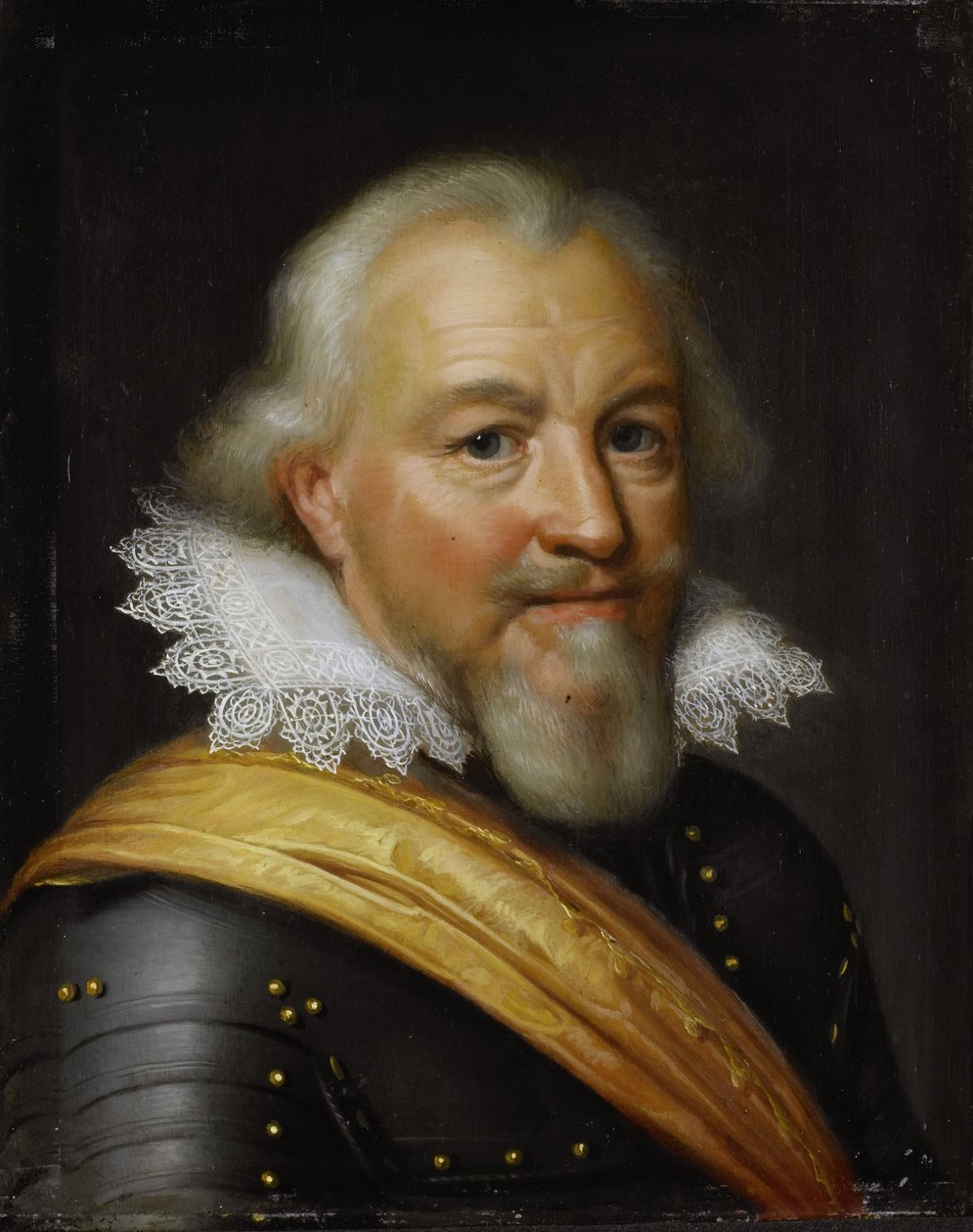 Porträtt av Johannes VII (1561-1623), greve av Nassau-Siegen av Jan Anthonisz. van Ravesteyn