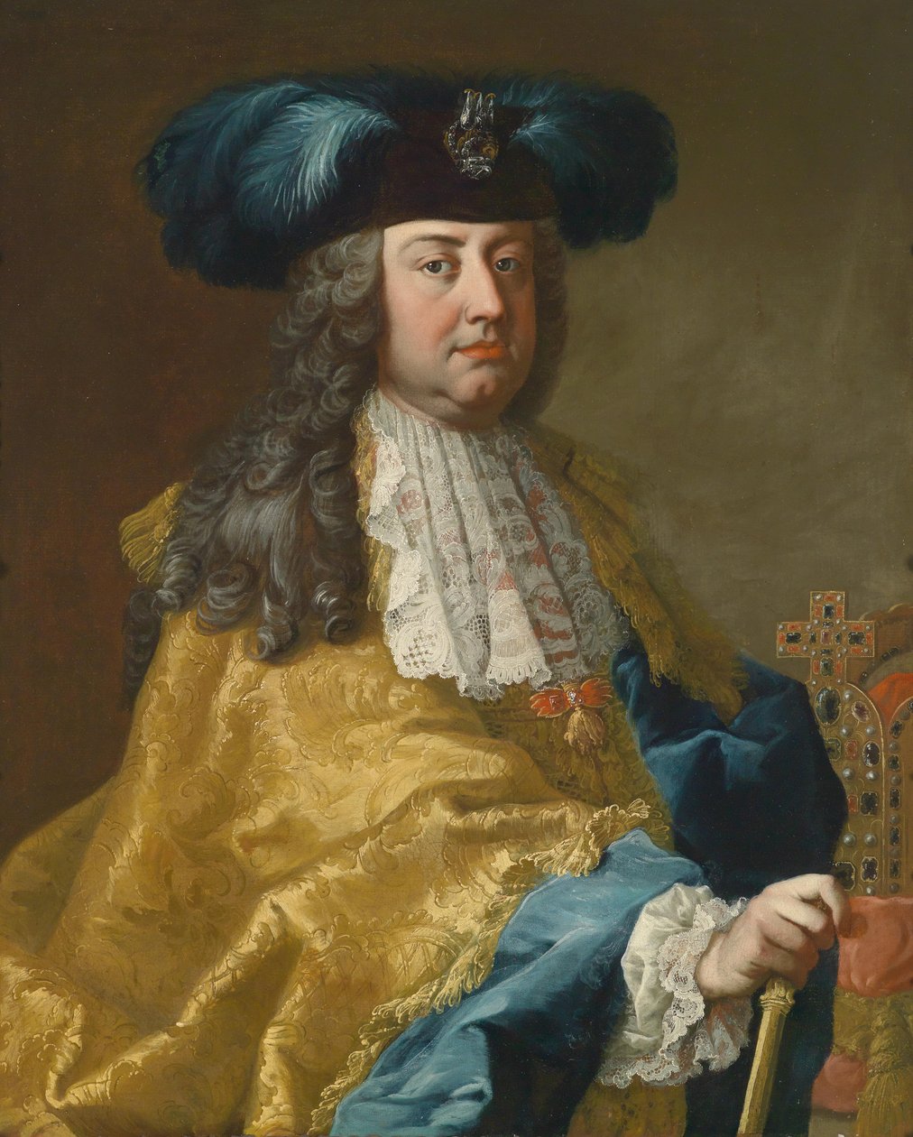 Bildnis des Kaisers Franz I. Stephan. av Workshop of Martin van Meytens