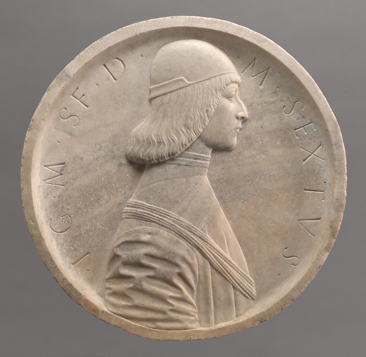 Gian Galeazzo Maria Sforza, hertig av Milano, tidigt 1490-tal. av Workshop of Benedetto Briosco