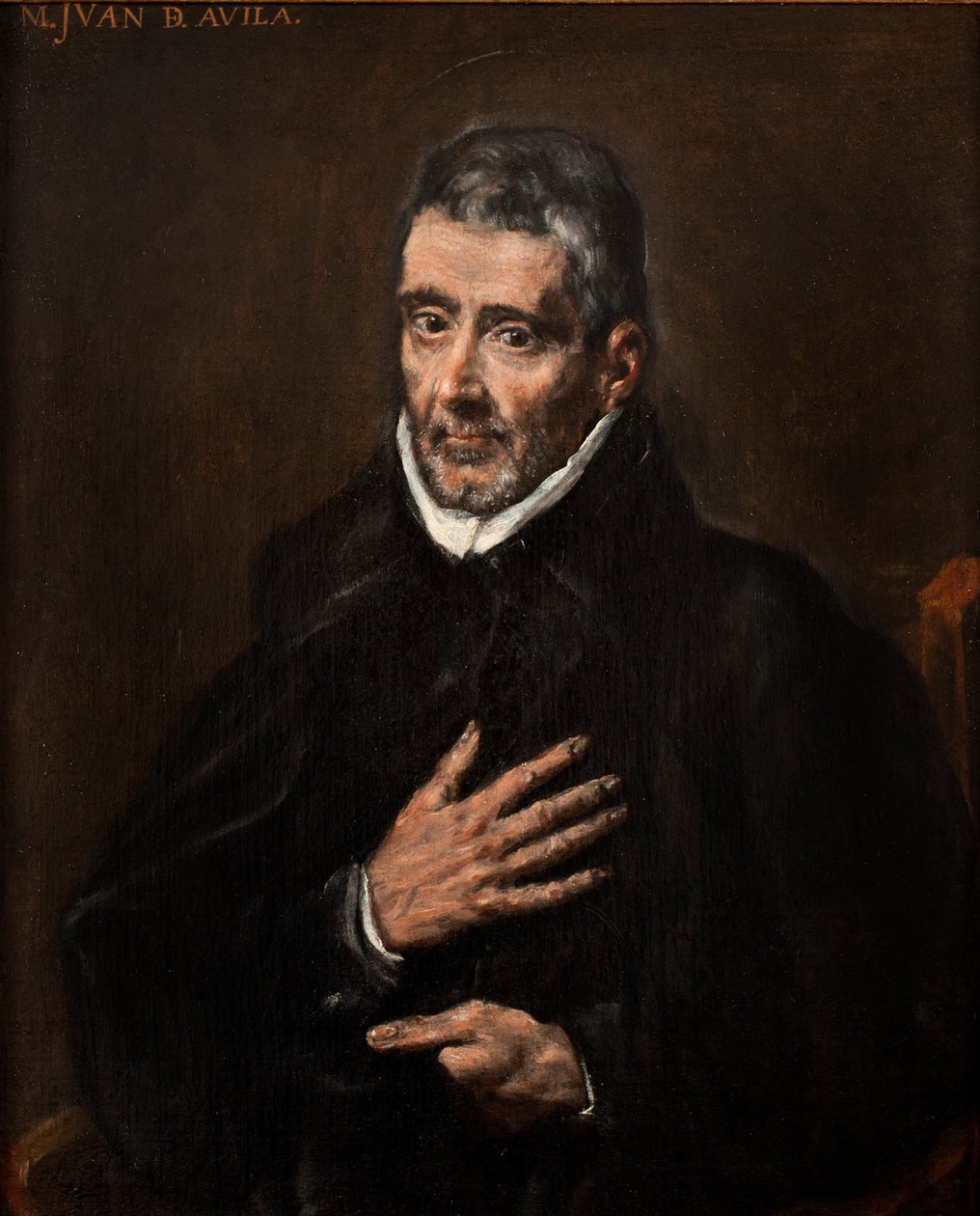 Spanska: San Juan de Ávila Porträtt av Juan de Ávila av Workshop of El Greco