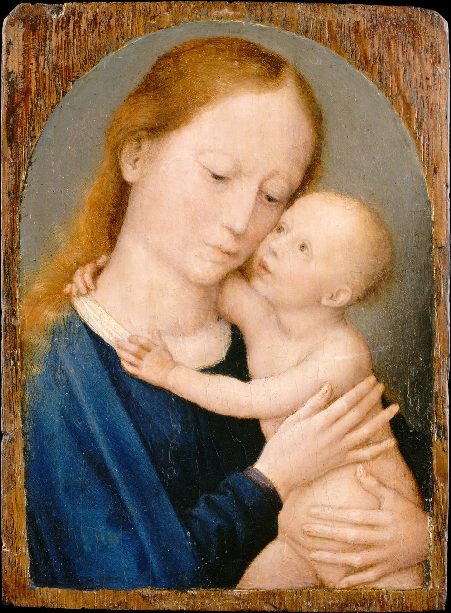 Jungfru och barn, 1490-1523. av Workshop of Gerard David