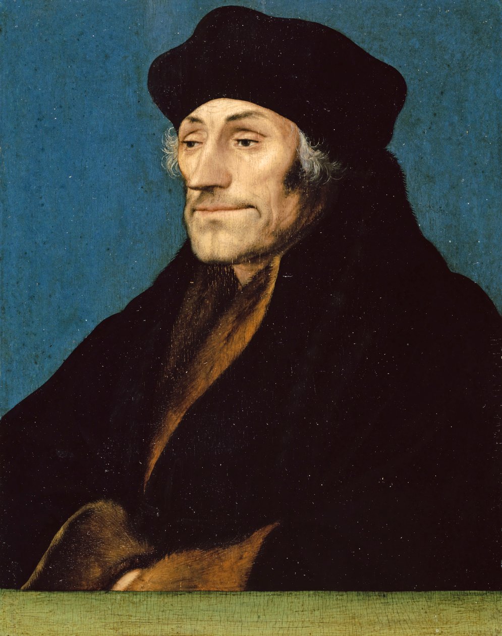 Tyska: Porträtt av Erasmus av Rotterdam Porträtt av Erasmus av Rotterdam av Workshop of Hans Holbein the Younger