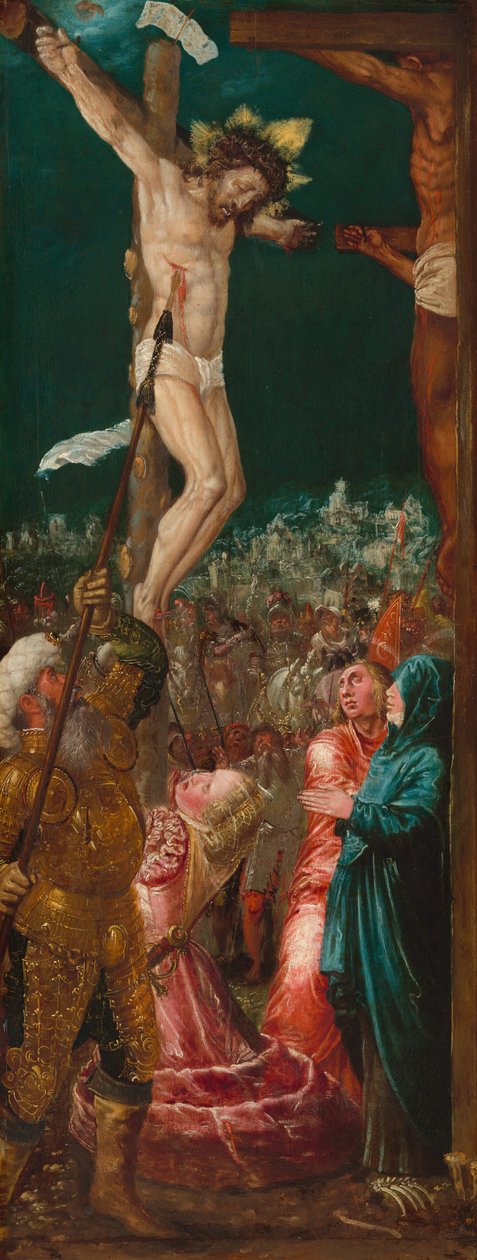Korsfästelsen, ca. 15501575. av Workshop of Hans Mielich