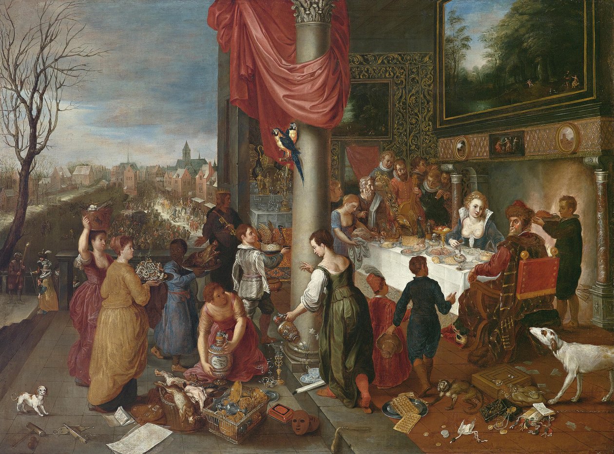 Allegori över vintern av Workshop of Jan Brueghel the Elder