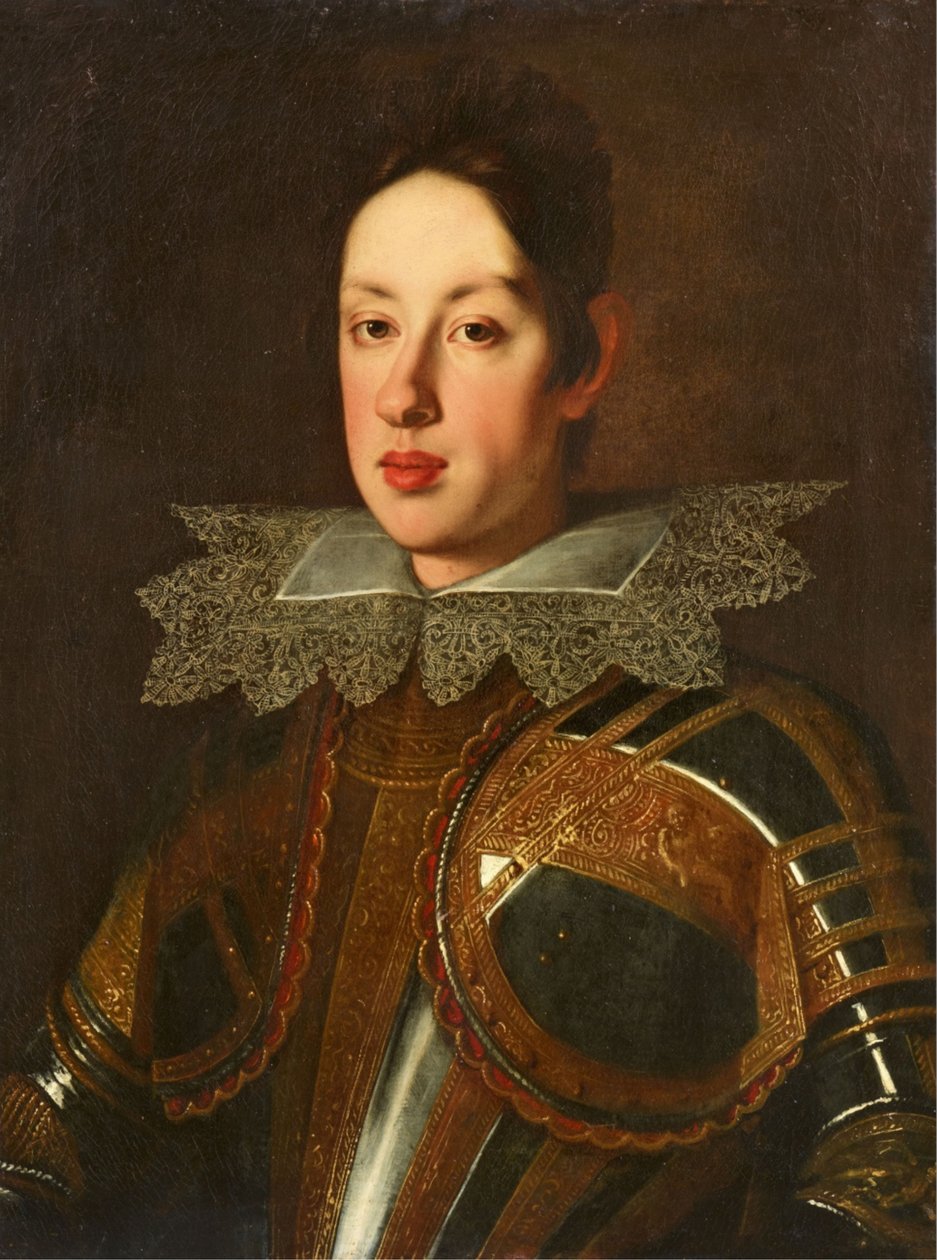 Porträtt av Ferdinando II de Medici storhertig av Toscana av Workshop of Justus Sustermans