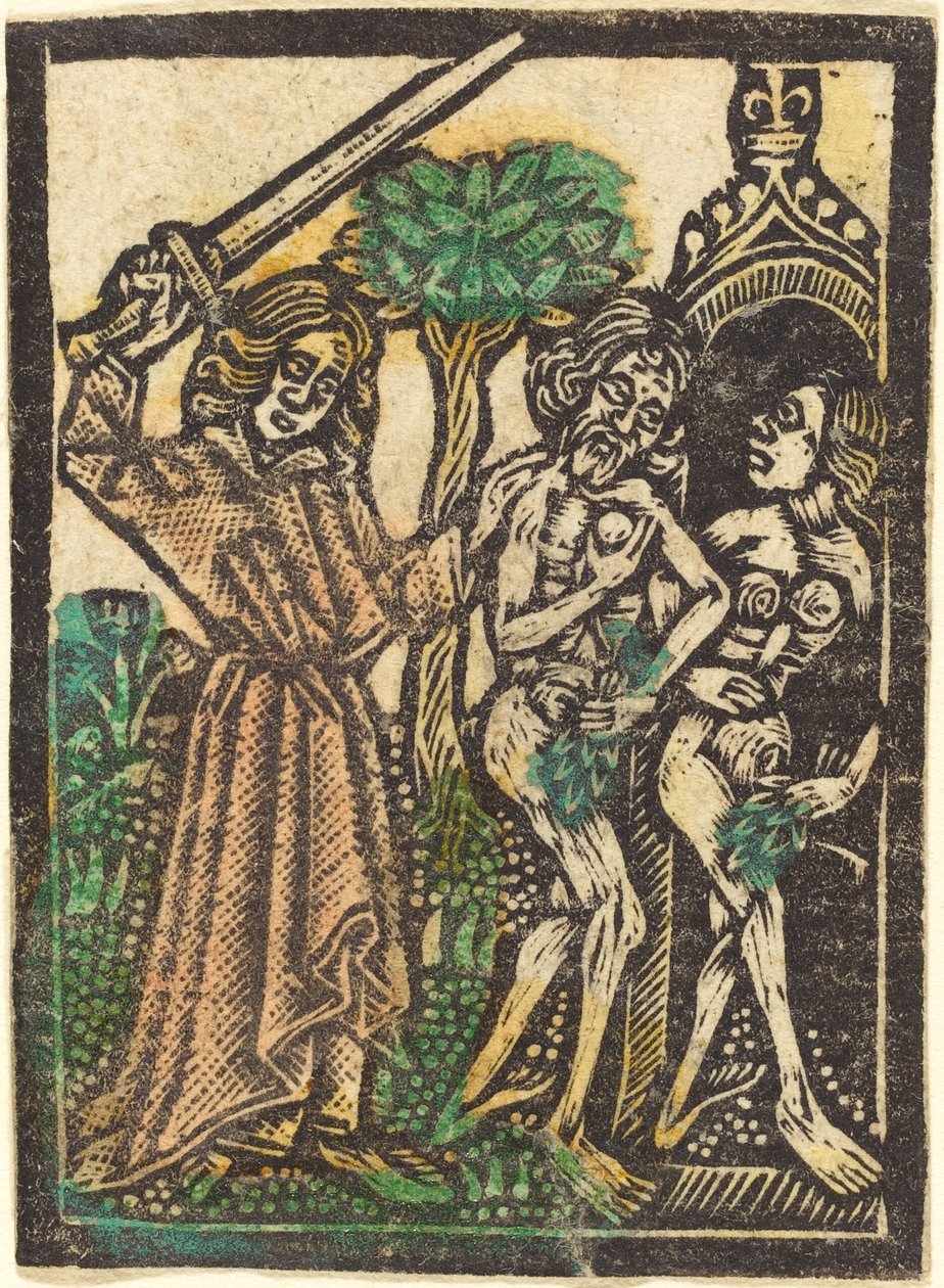 Utvisningen ur Edens lustgård av Workshop of Master of the Aachen Madonna