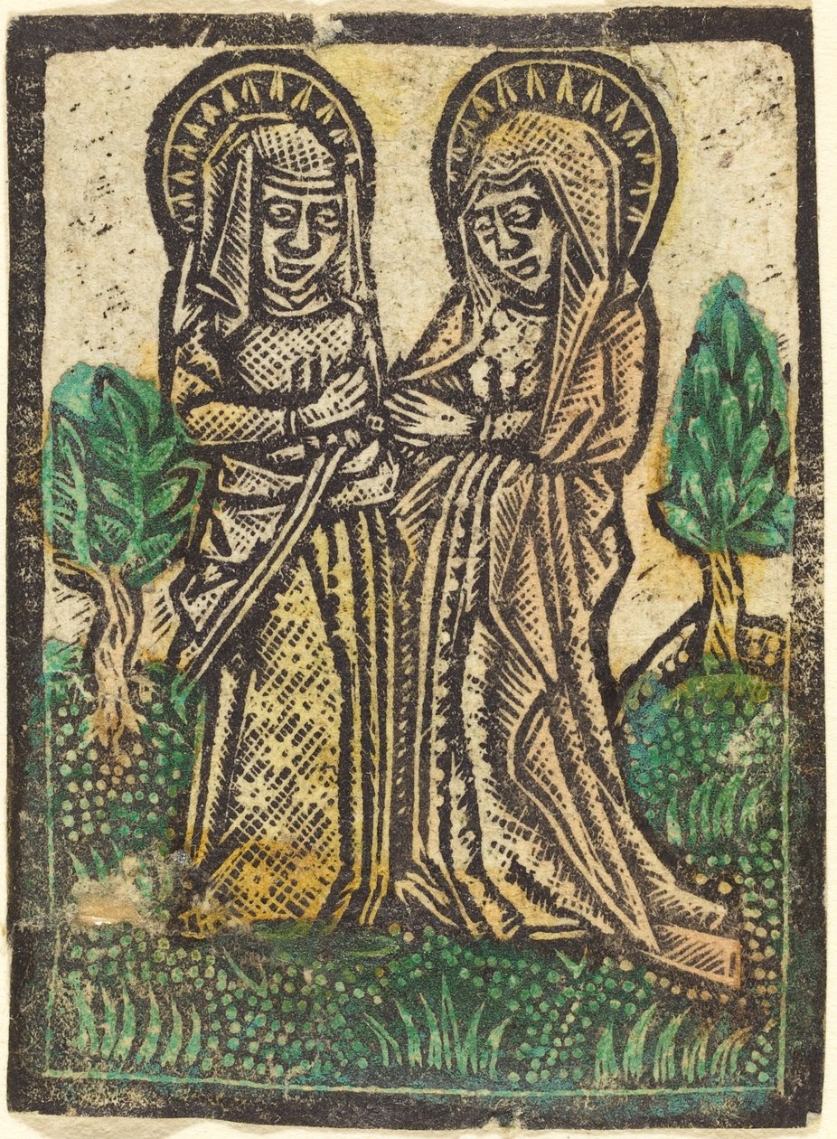 Besöket av Workshop of Master of the Aachen Madonna