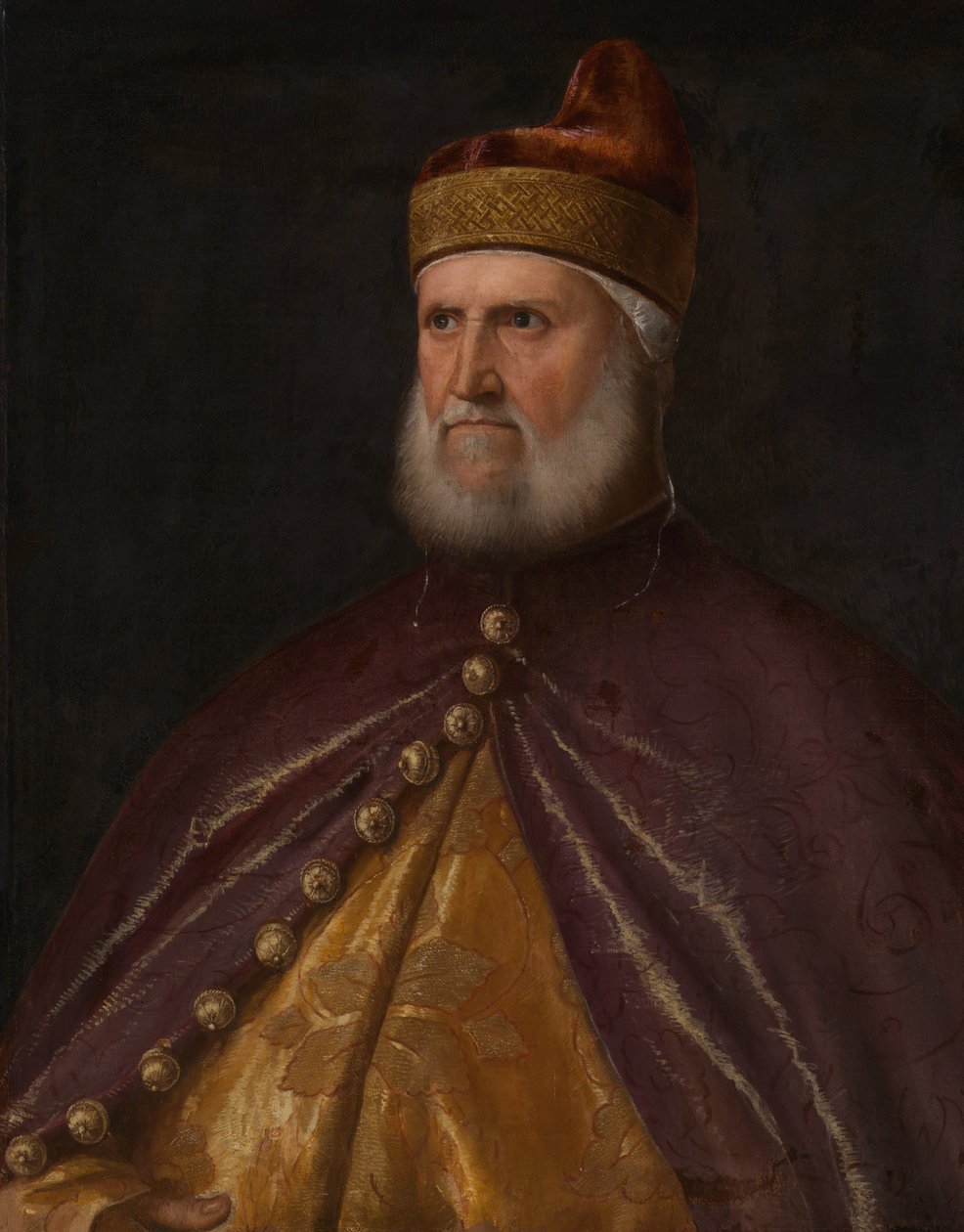 Doge Andrea Gritti, 15301540. av Workshop of Titian