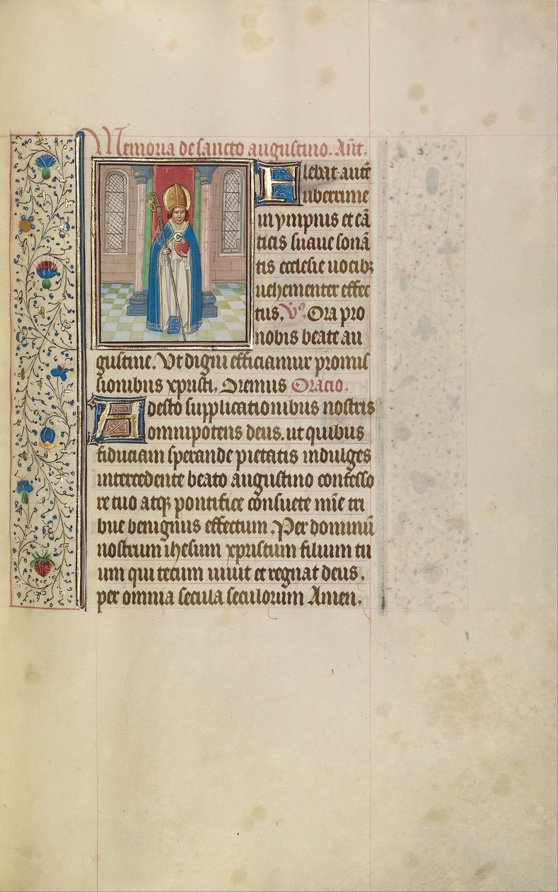Sankt Augustinus av Workshop of Willem Vrelant
