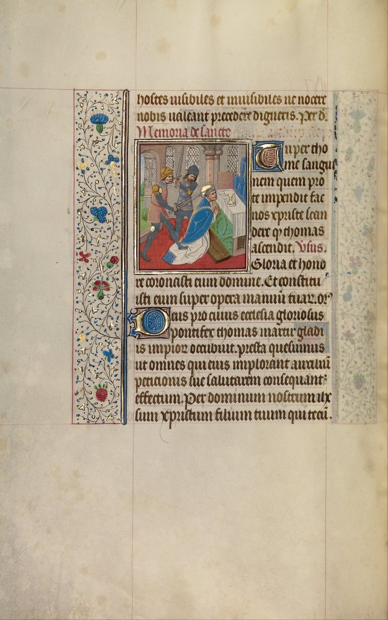 Sankt Thomas Beckets martyrskap av Workshop of Willem Vrelant