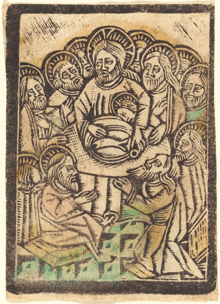 Den sista måltiden, 14701480. av Workshop of the Master of the