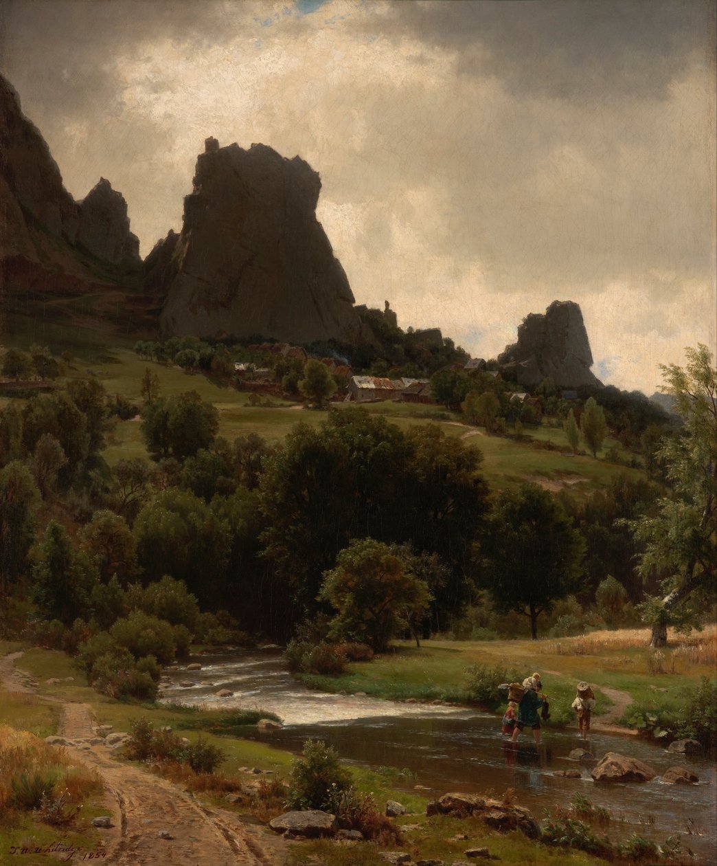 Summer Pastorale (View of Kallenfels) av Worthington Whittredge