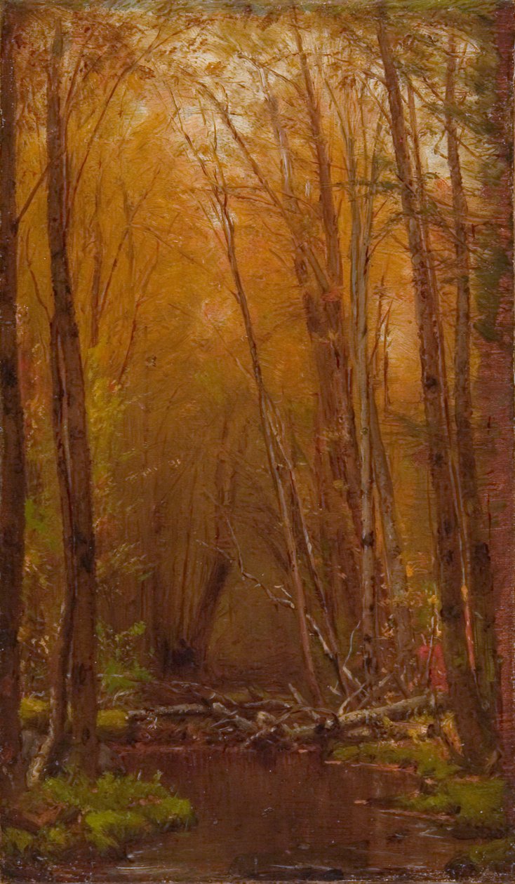Björkarna i Catskills av Worthington Whittredge