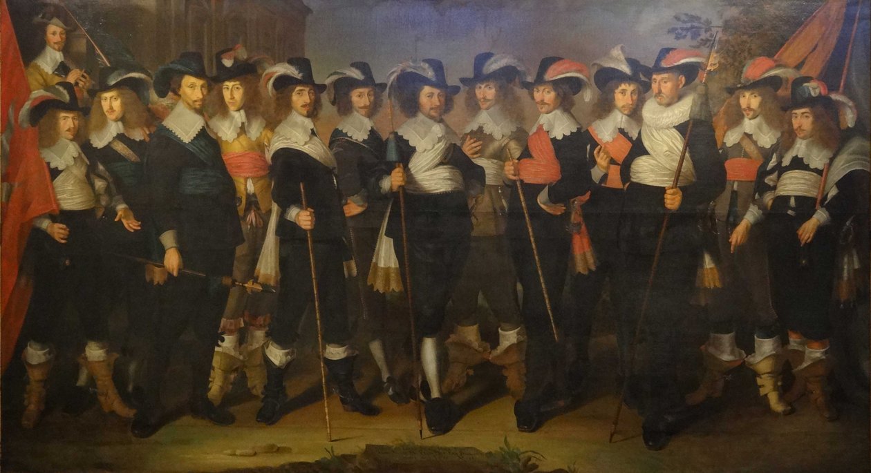 Officerare och gardister från överste Herman Herbertsz