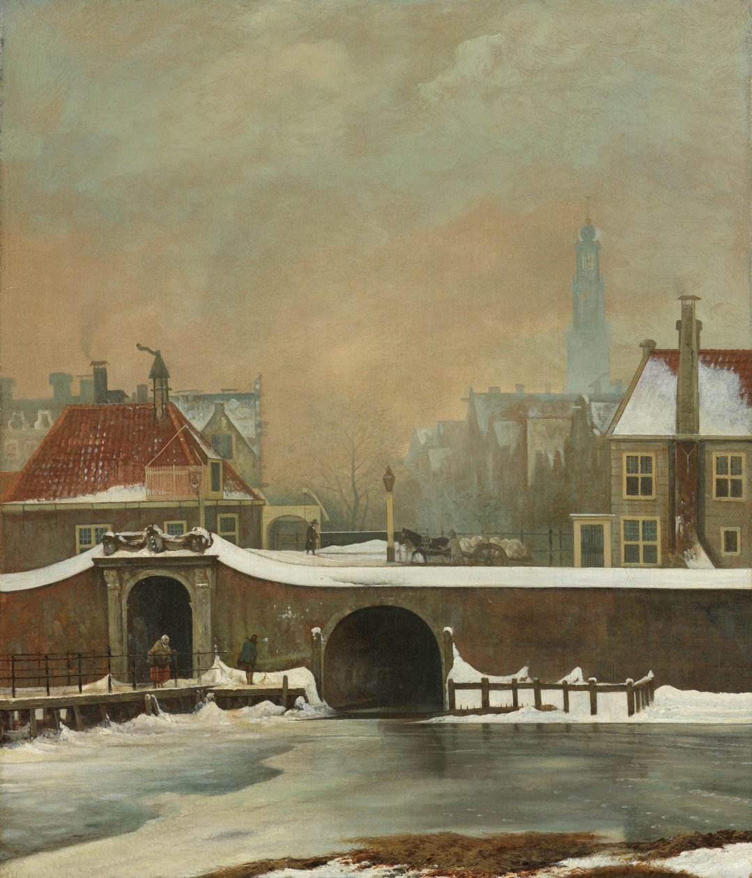 Raampoortje i Amsterdam av Wouter Johannes van Troostwijk