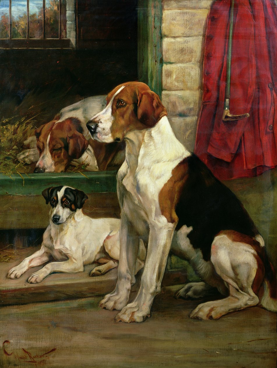 Vid kennelarna av Wright Barker