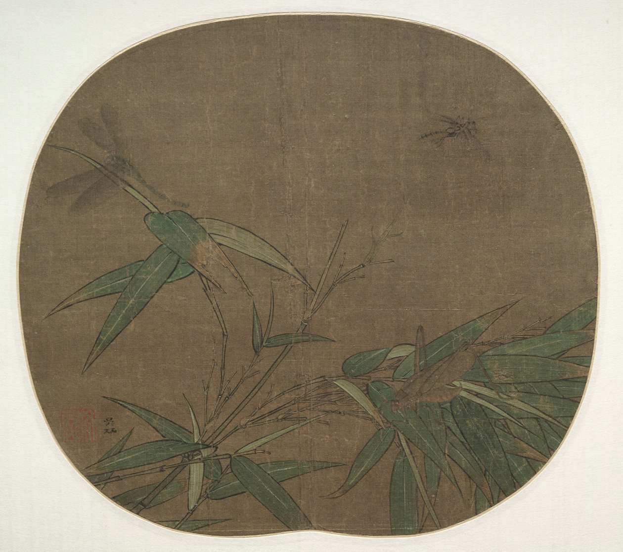 Bambu och insekter, sent 1100-tal. av Wu Bing
