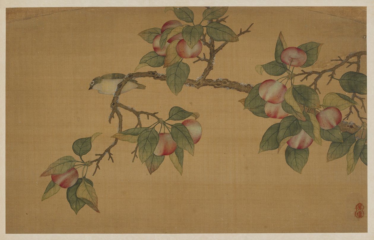 Fågel och frukt av Wu Zhang