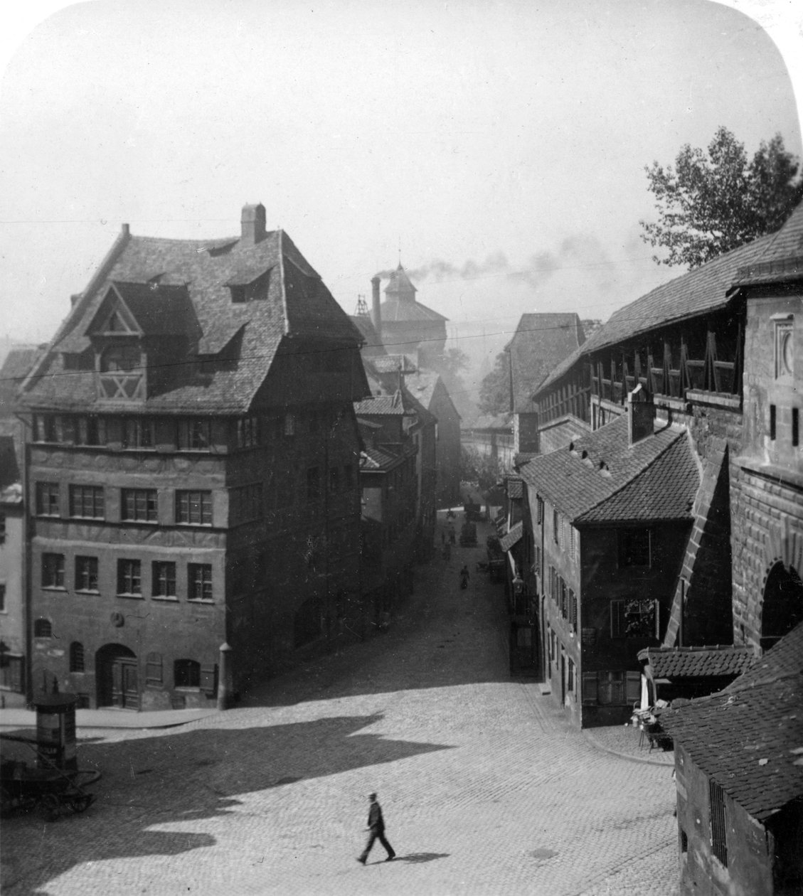 Albrecht Durers hus, Nürnberg, Tyskland, c1900 av Wurthle and Sons