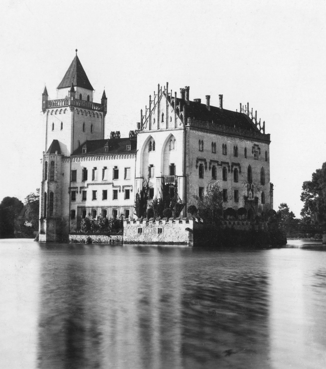 Anif Castle, Salzburg, Österrike, c1900-talet. av Wurthle and Sons