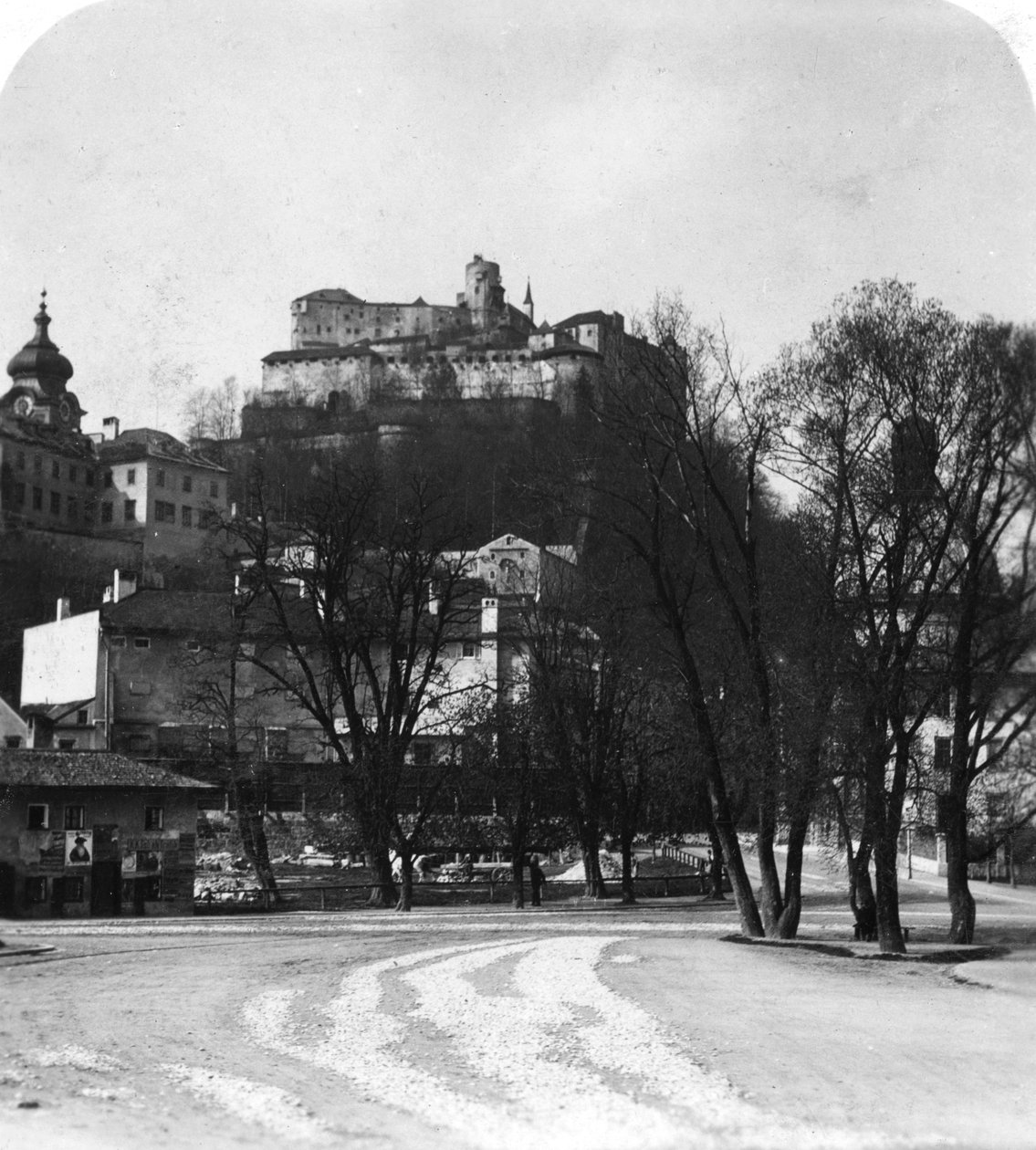 Hohensalzburg fästning, Salzburg, Österrike, c1900-talet. av Wurthle and Sons