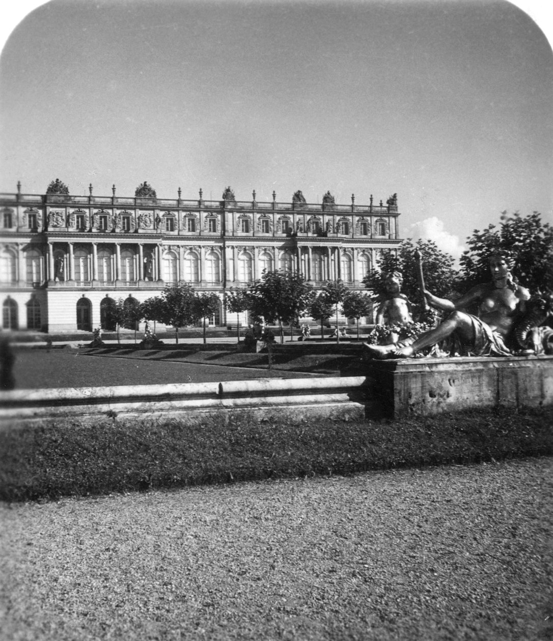 Herrenchiemsee-palatset, Bayern, Tyskland, c1900-talet. av Wurthle and Sons