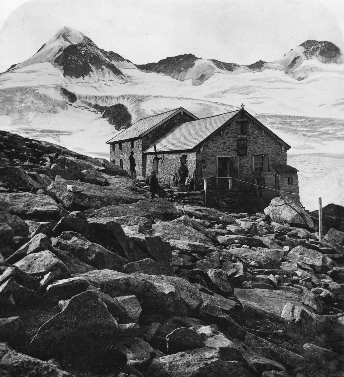 Kissinger Hut, Hohe Tauern, Österrike, ca 1900-talet. av Wurthle and Sons