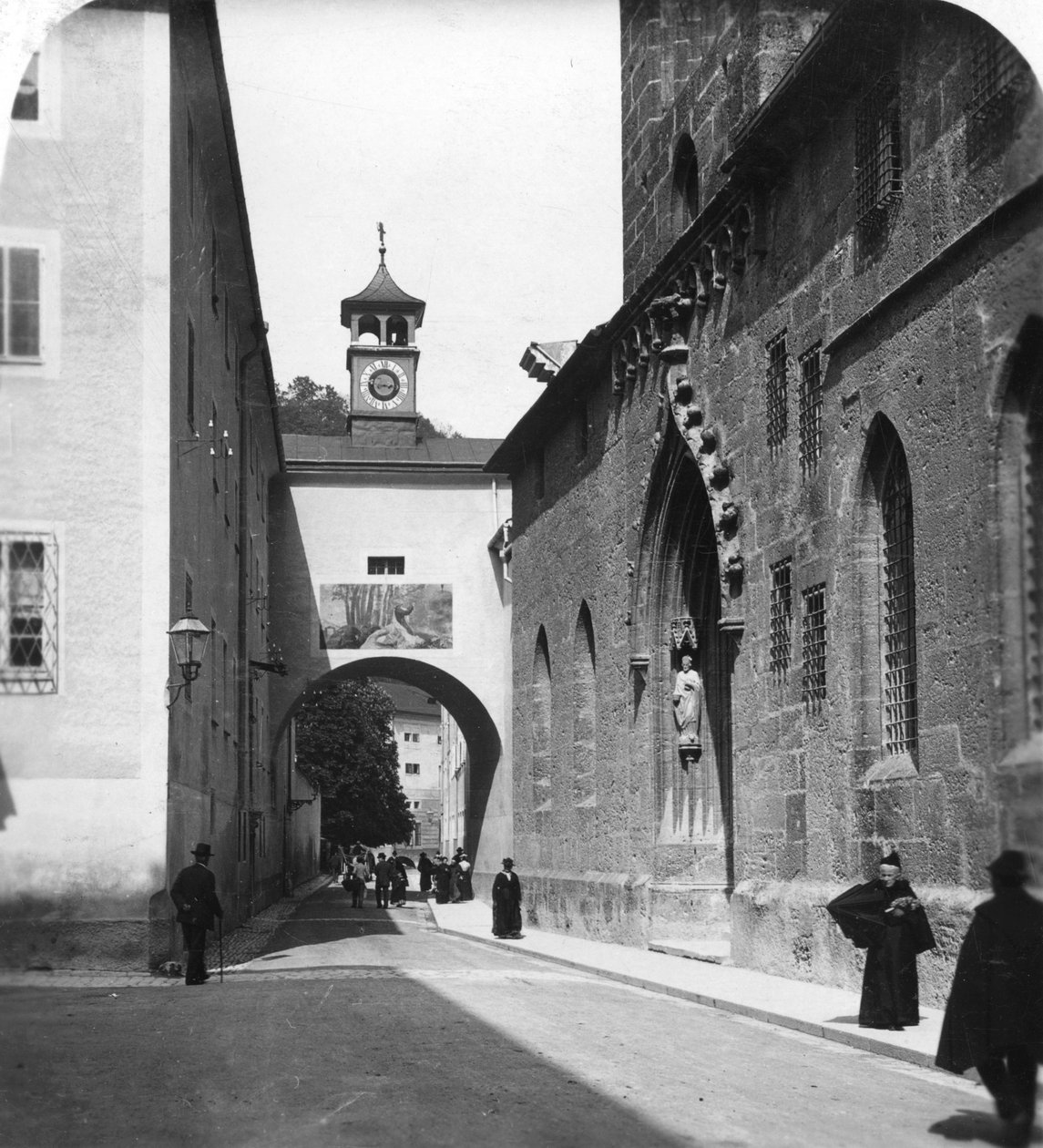 Parish Church Porta, Salzburg, Österrike, c1900-talet. av Wurthle and Sons