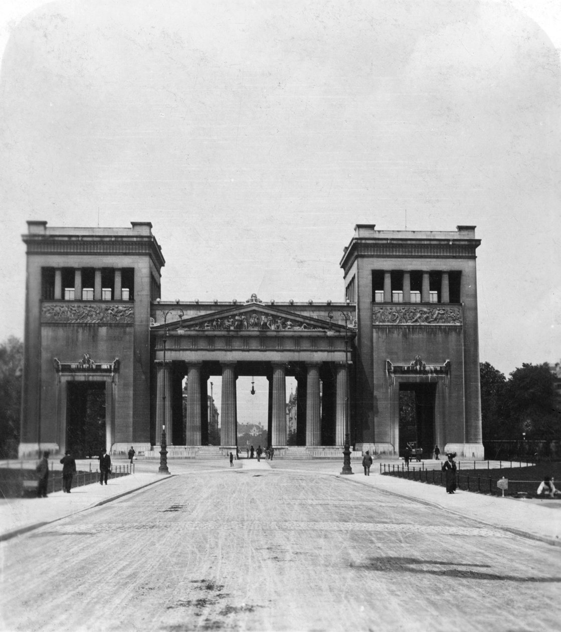 Propylaen, München, Tyskland, c1900 av Wurthle and Sons