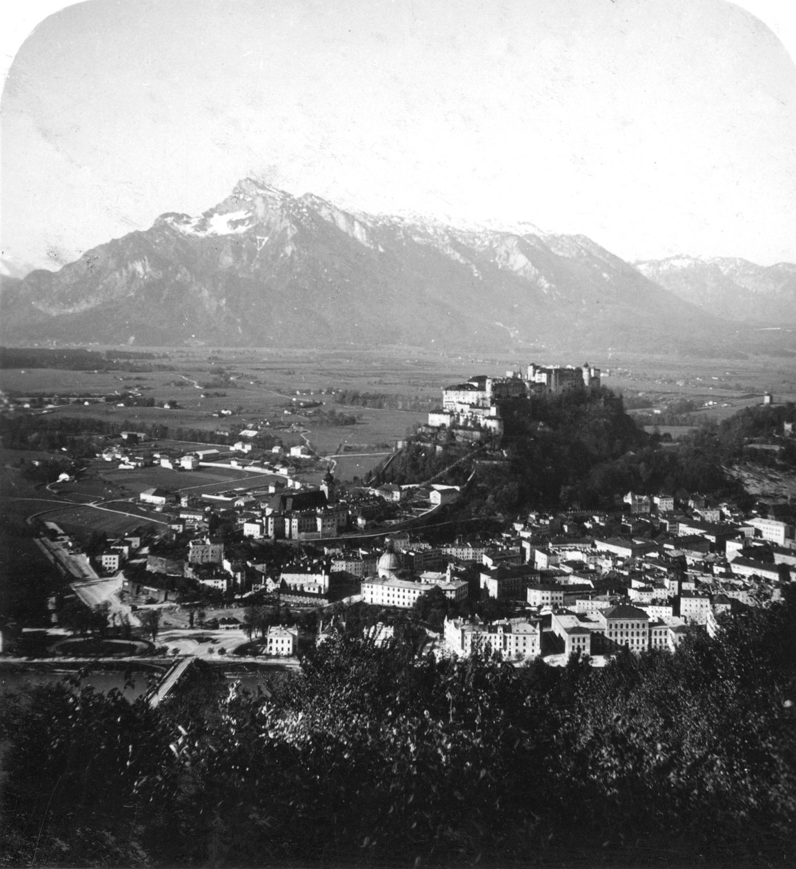 Kapuzinerberg, Salzburg, Österrike, c1900 av Wurthle and Sons