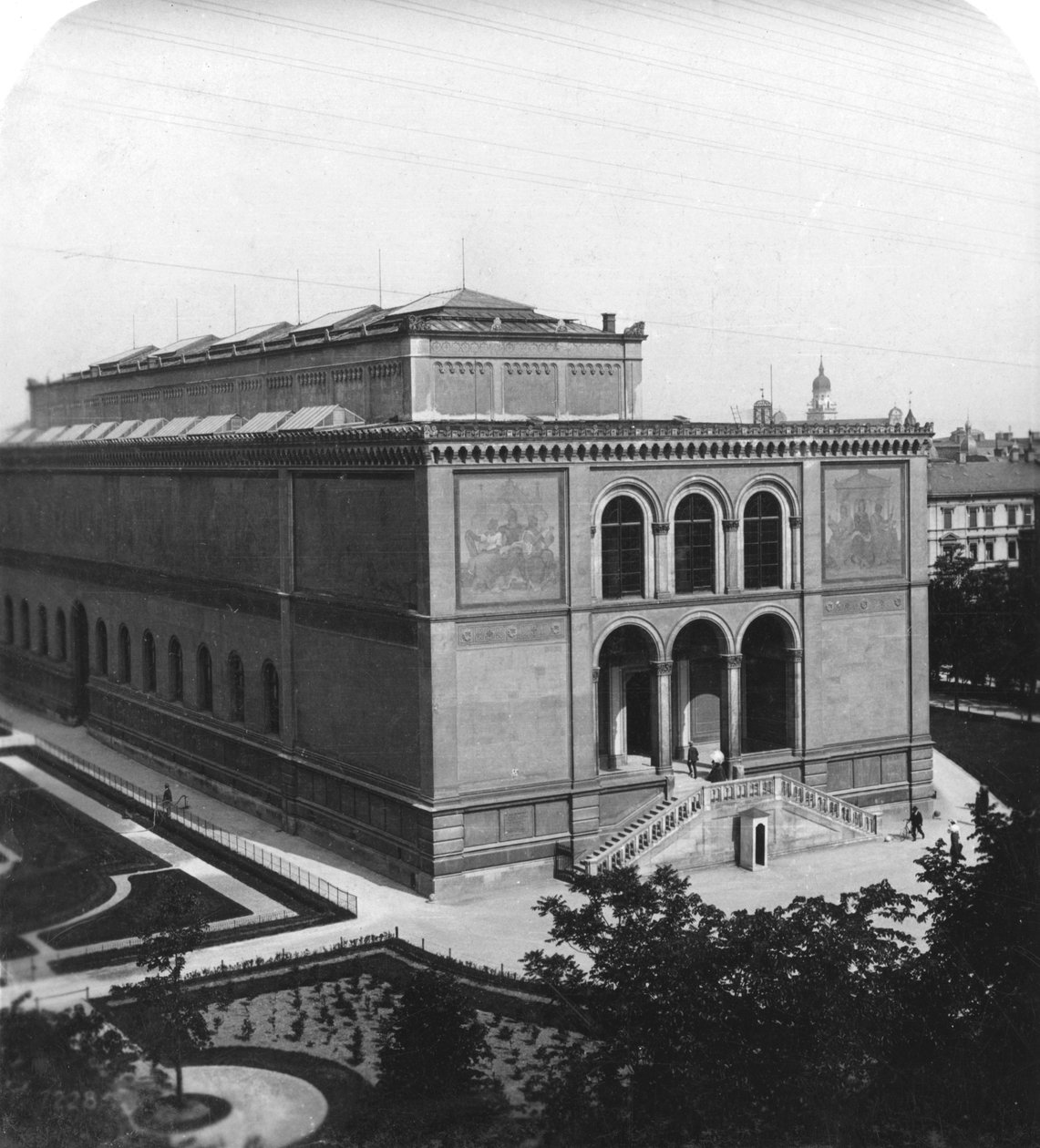 Neue Pinakothek, München, Tyskland, c1900. av Wurthle and Sons