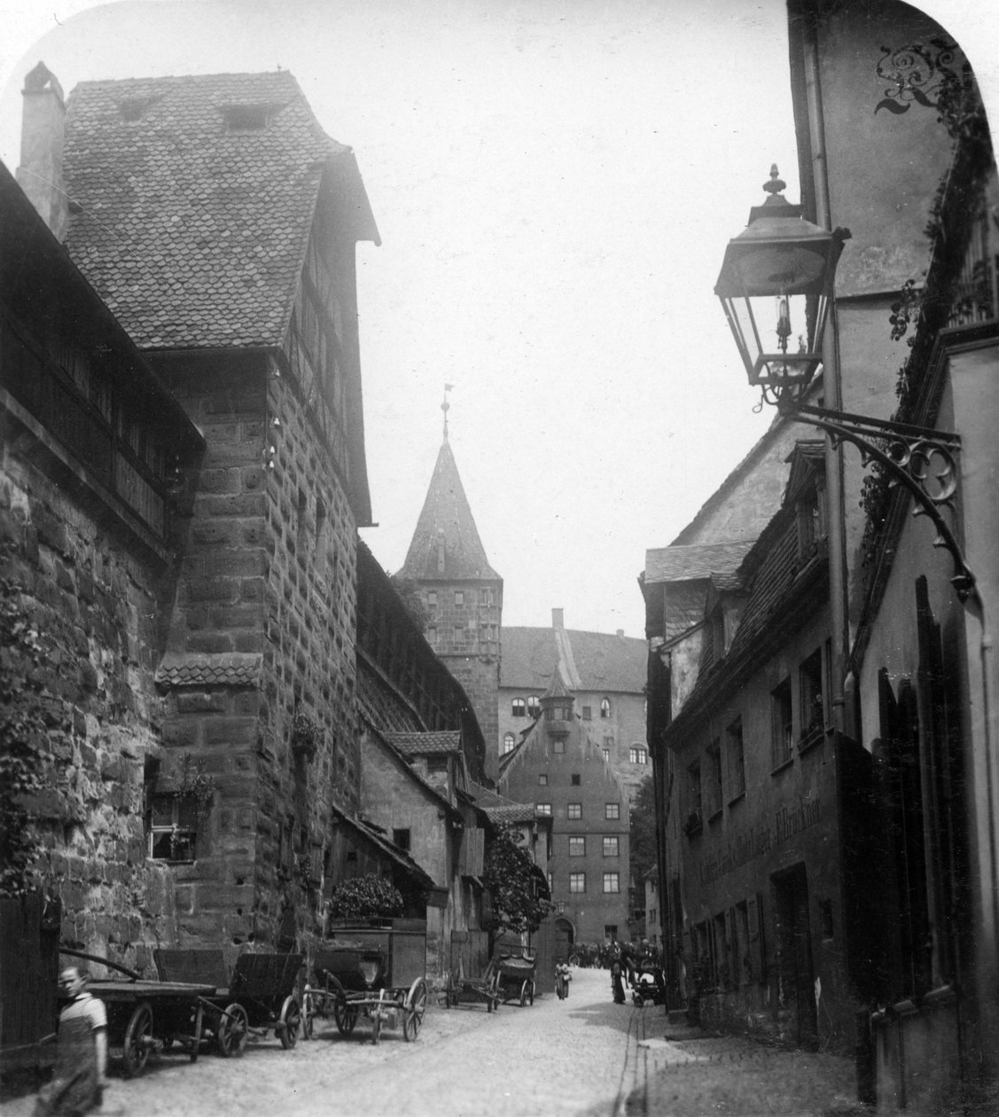 Tiergartnertor, Nürnberg, Tyskland, ca 1900-talet. av Wurthle and Sons