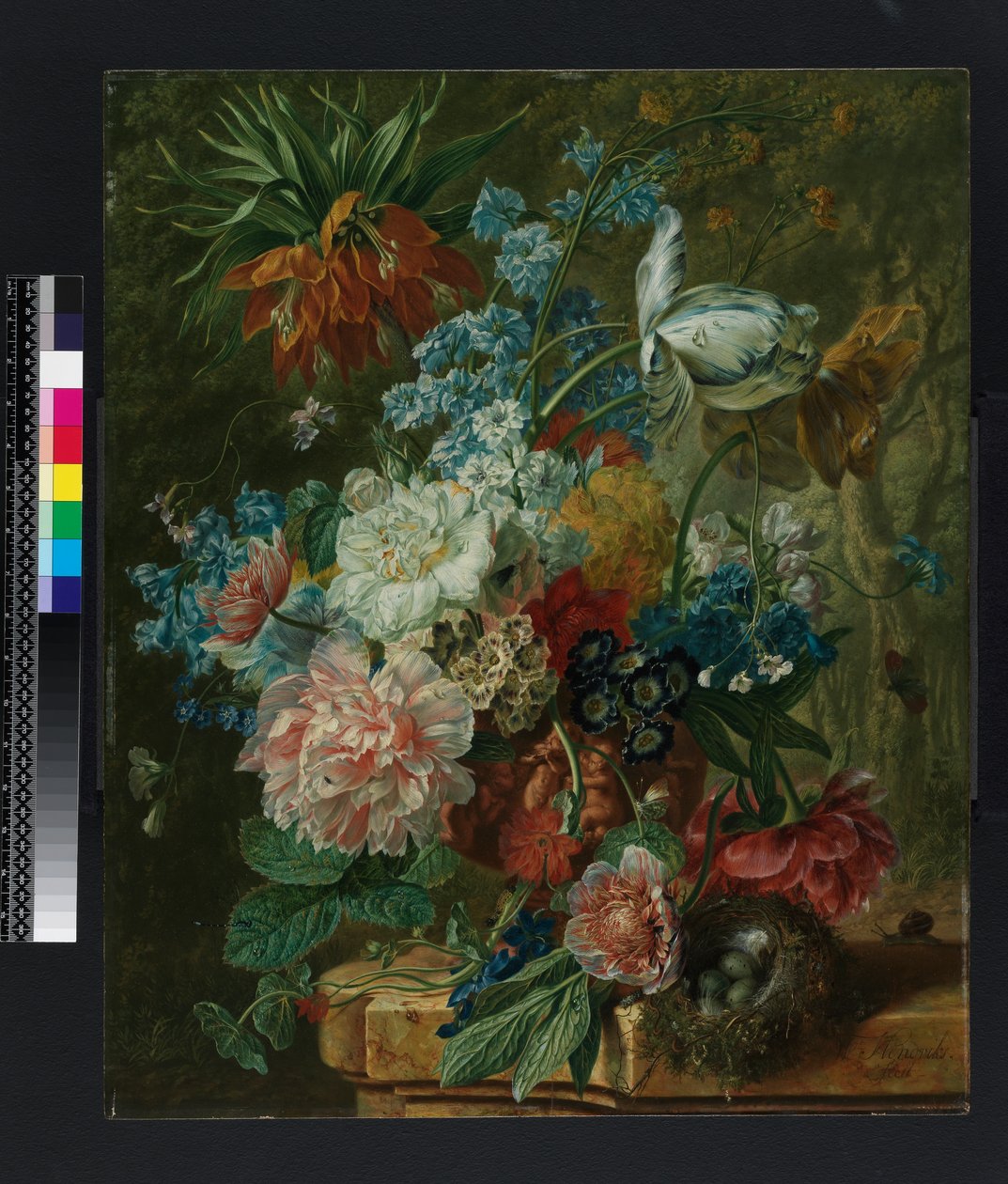 Vas med blommor, före 1831 av Wybrand Hendriks