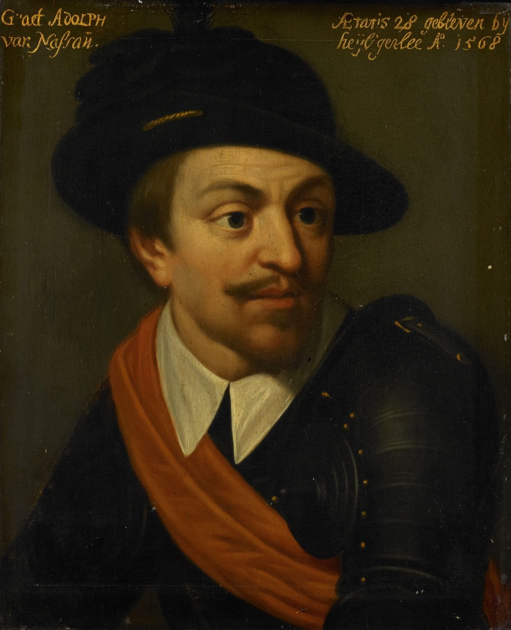 Porträtt av Adolf, greve av Nassau av Wybrand de Geest (I) (workshop of)