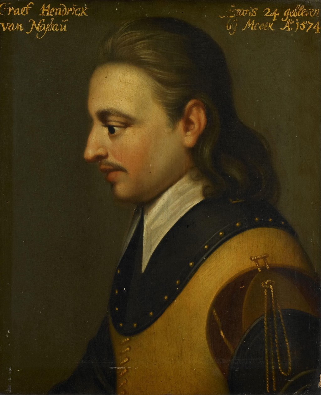 Porträtt av Hendrik, greve av Nassau av Wybrand de Geest (I) (workshop of)