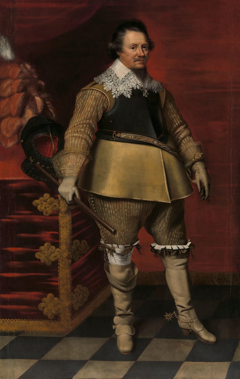 Porträtt av Ernst Casimir I, greve av Nassau-Dietz Porträtt av Ernst Casimir I (1573-1632), greve av Nassau-Dietz av Wybrand de Geest (I)