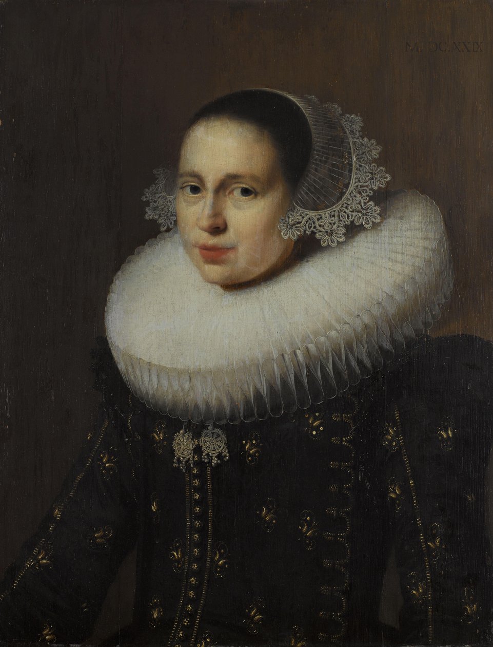 Porträtt av Hendrickje Uylenburgh (1600-c. 1682) av Wybrand de Geest (I)