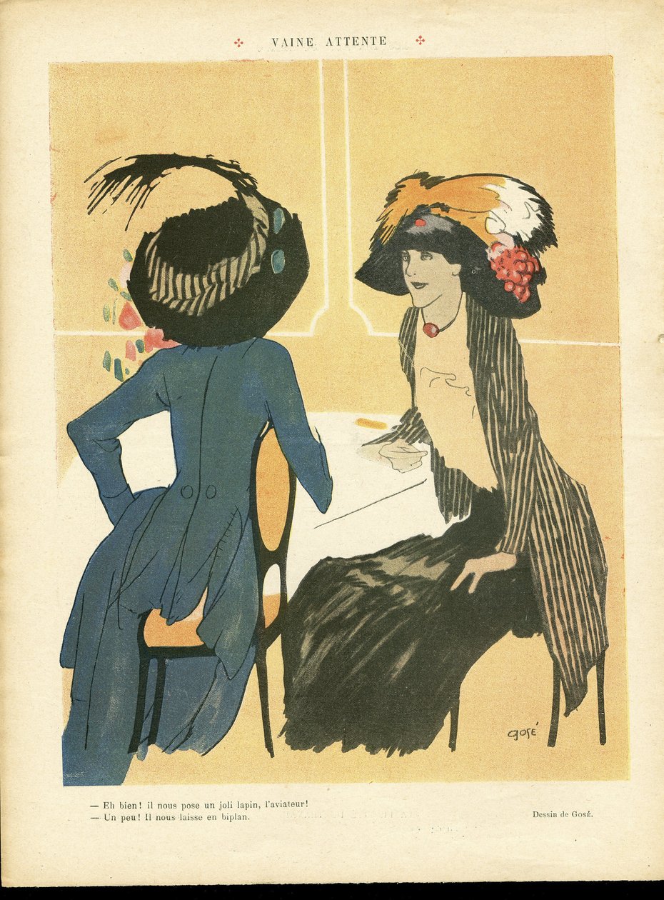 Illustration av Xavier Gose (1876-1915) i Le Lire av Xavier Gose