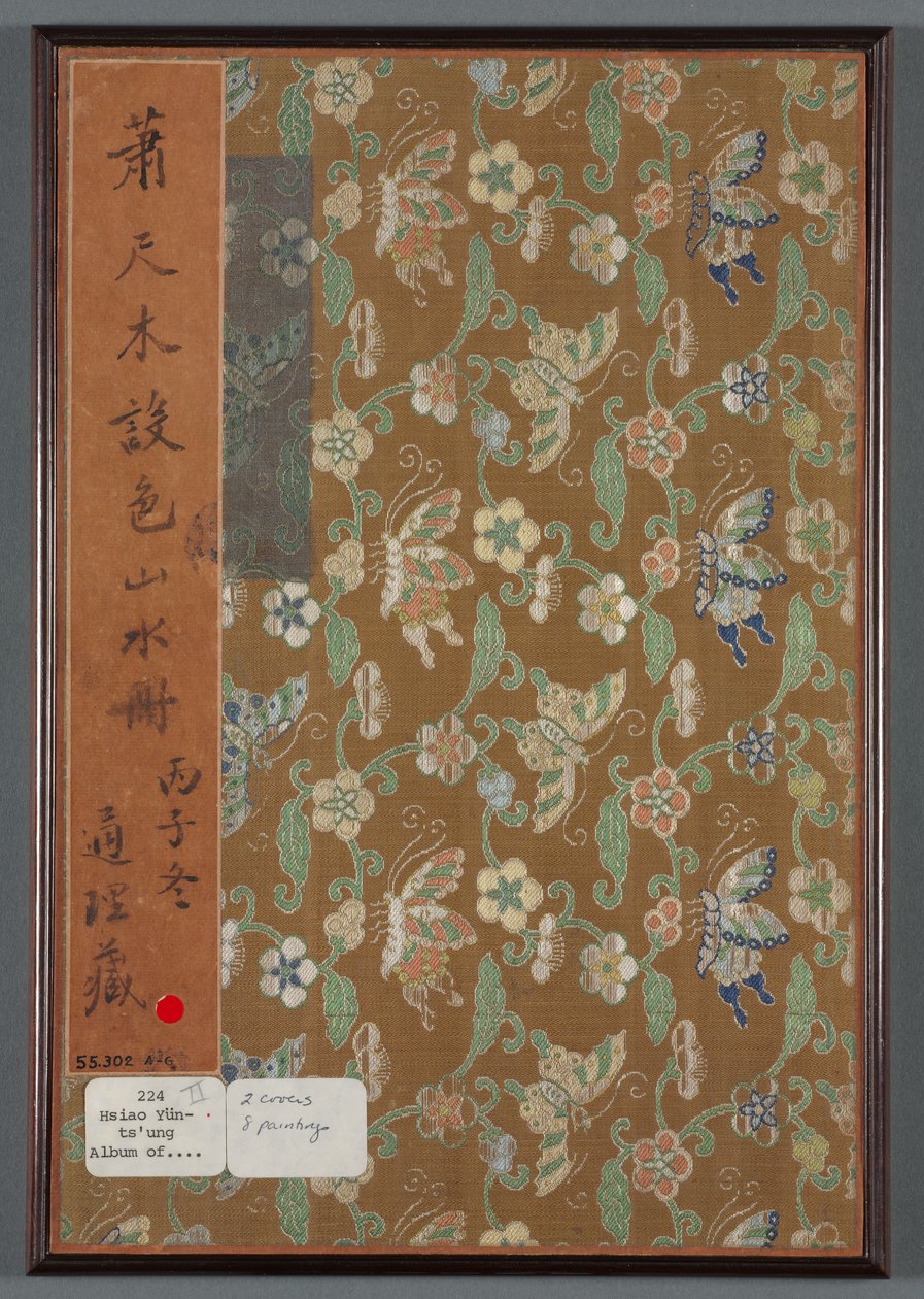 Album med säsongsbetonade landskap, 1668. av Xiao Yuncong