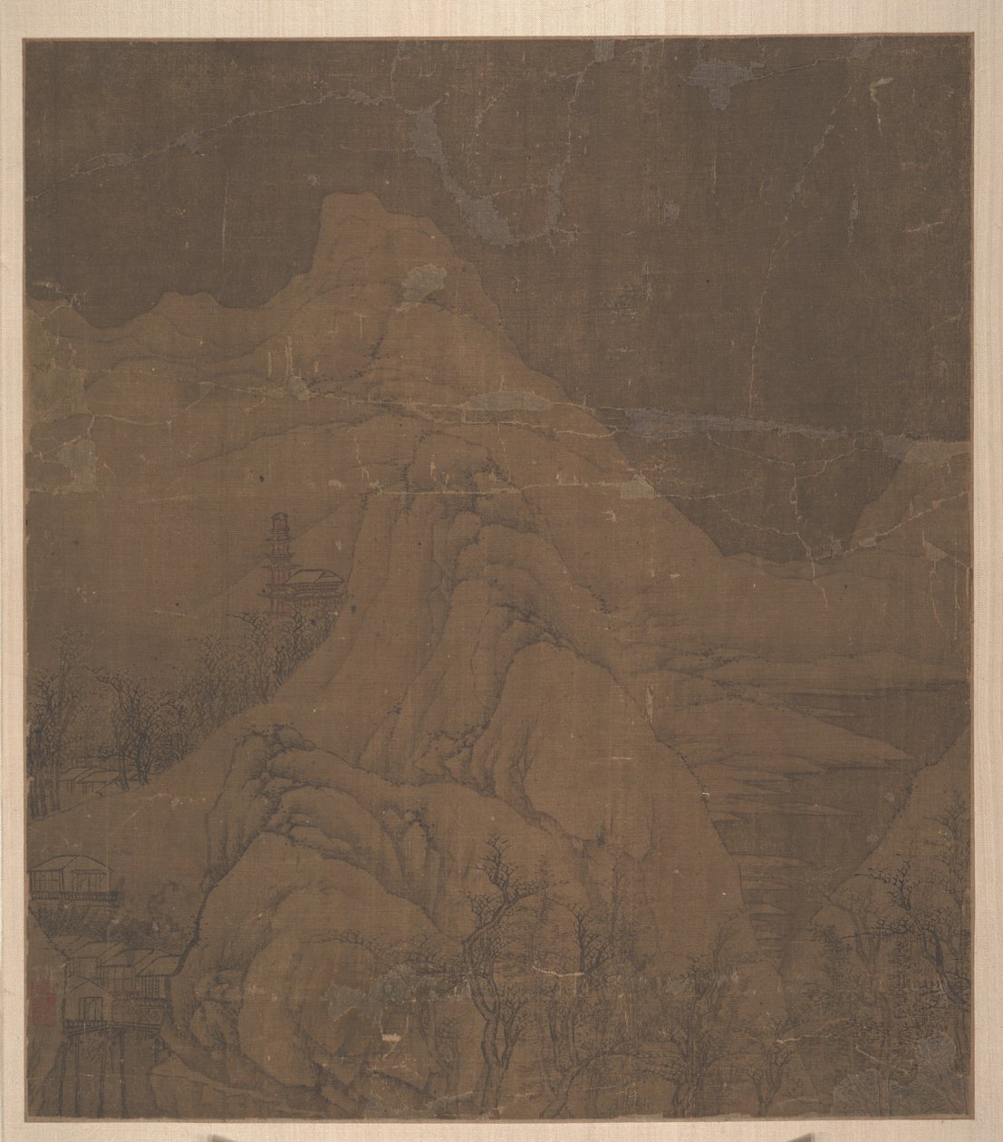 Snötäckta berg, ca. 1000. av Xu Daoning