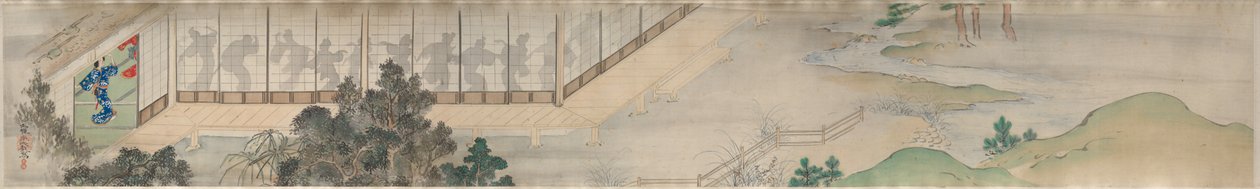 Skuggdansarna, 1800-talet. av Yamamoto Baiitsu