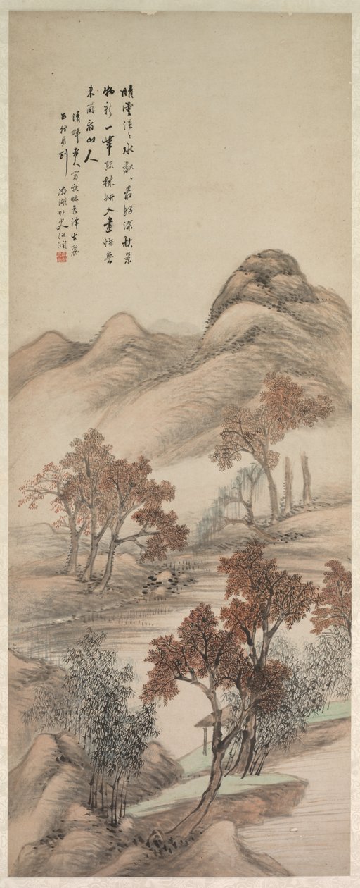 Höstlandskap, 1644-1911. av Yang Borun