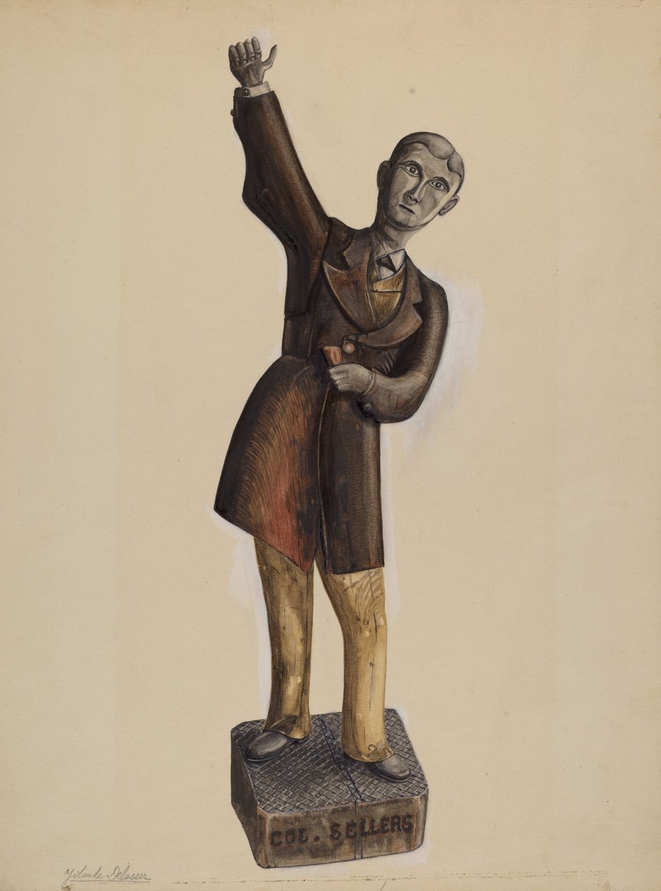 Medicine Man, c. 1937. av Yolande Delasser