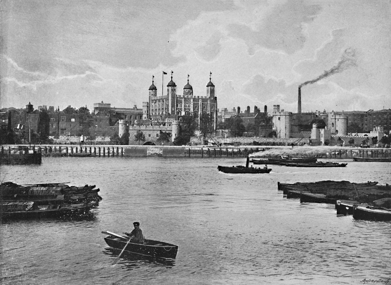 Towern i London, c1896 av York and Son